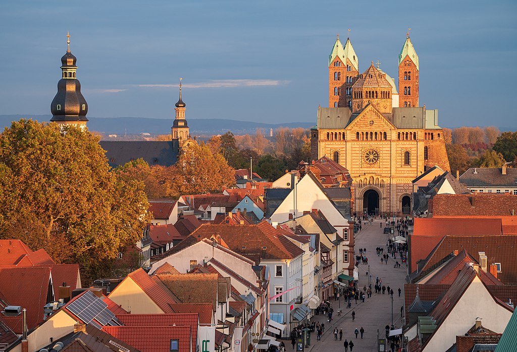 Golden hour – Speyer Cathedral and Maximilianstrasse, Spires